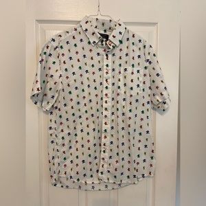 Grateful Dead Dancing bears Section 119 Men’s Button-down polo shirt size large